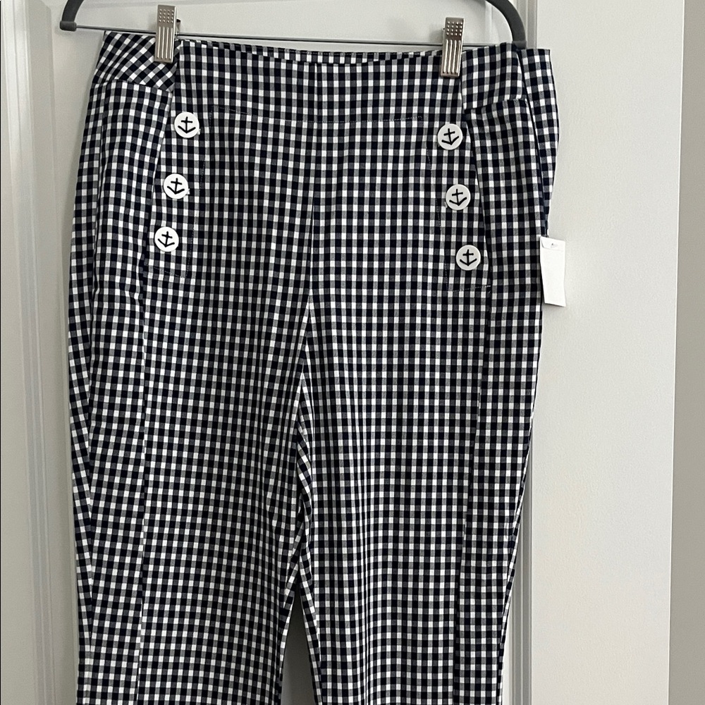 Tyler Boe Black and White Checkered Pants